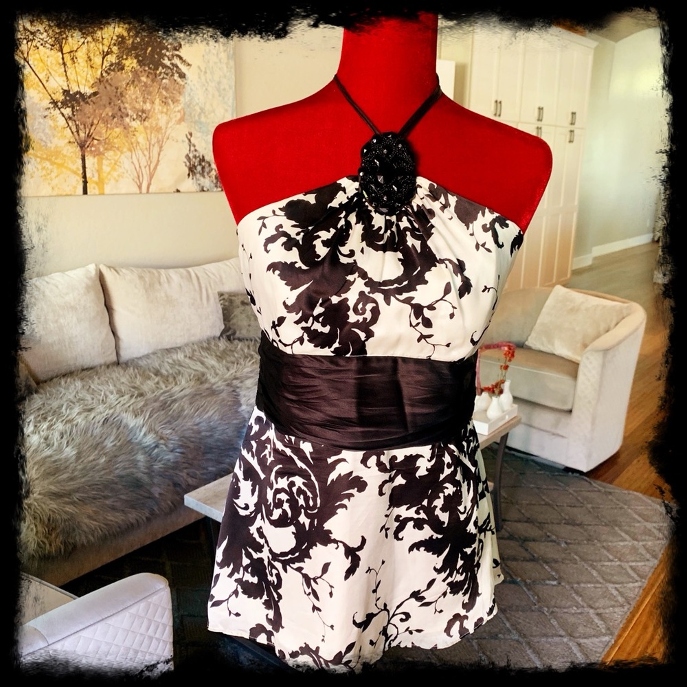 WHBM silk halter top size 6